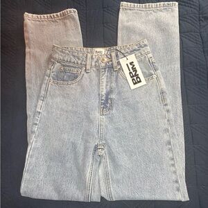 Princess Polly Holland High Rise Straight Leg Jeans Denim